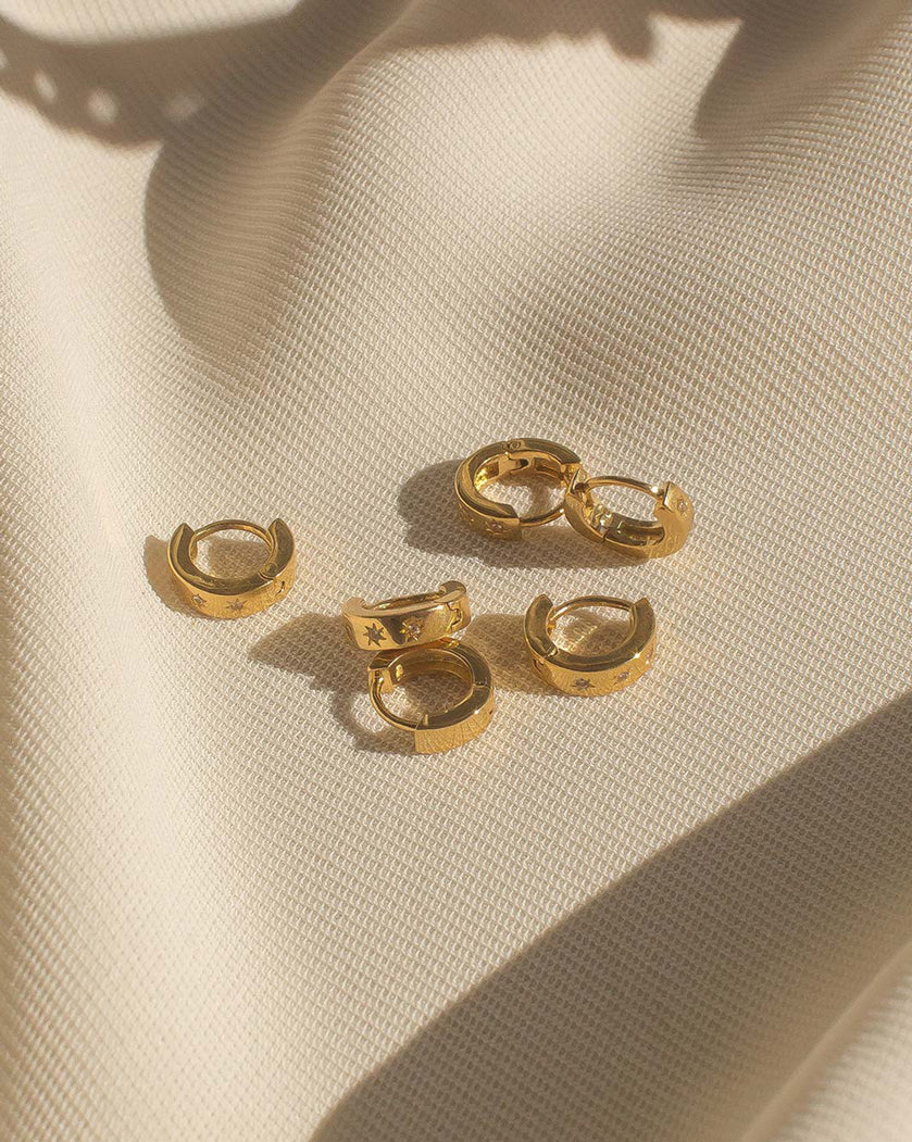 Aurelia Gemstone Huggie Hoops - PRE-ORDER - Image 8