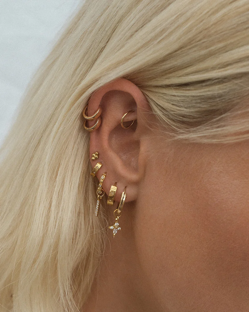 Aurelia Gemstone Huggie Hoops - PRE-ORDER - Image 9