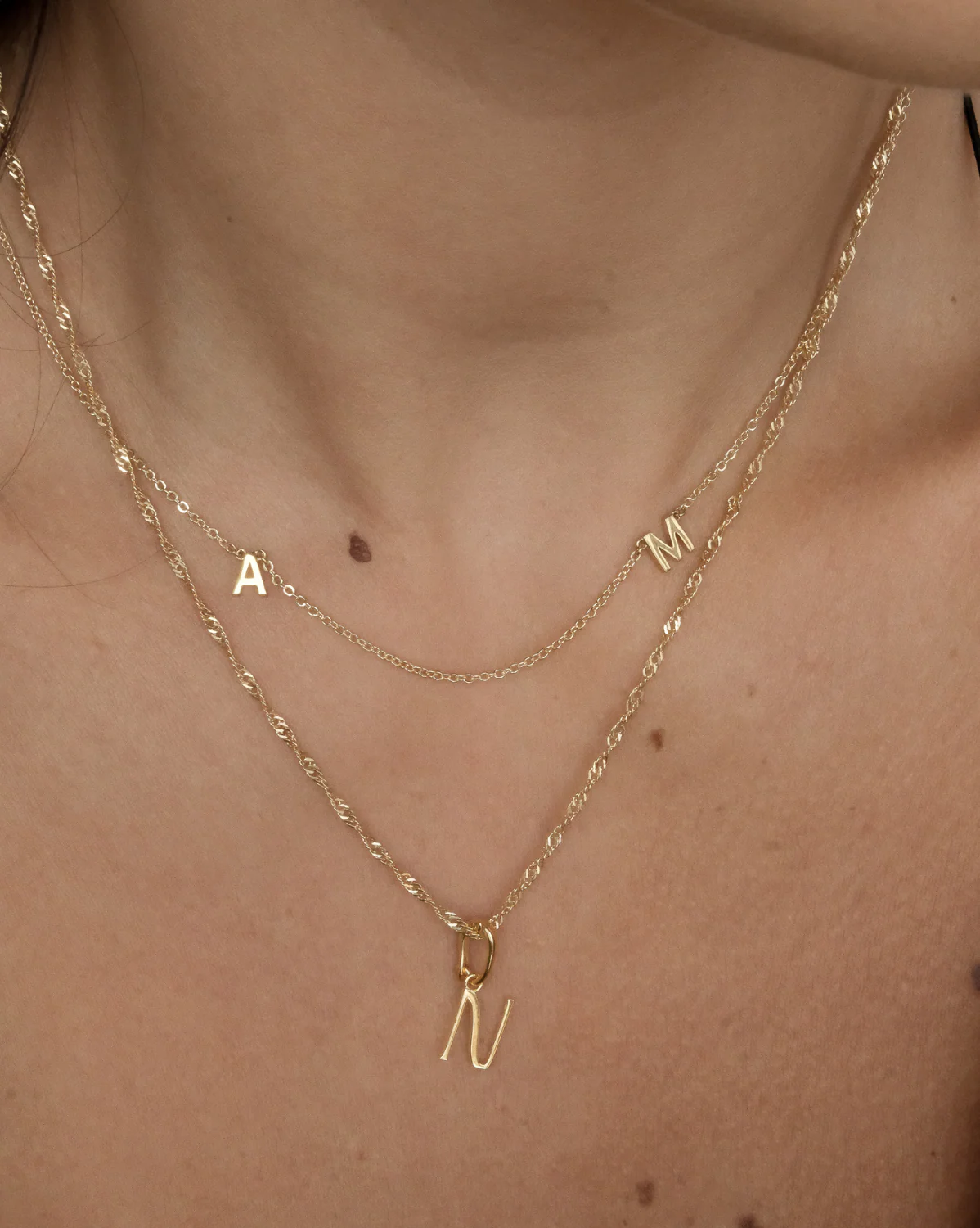 Custom Duo Initials Necklace - Image 6