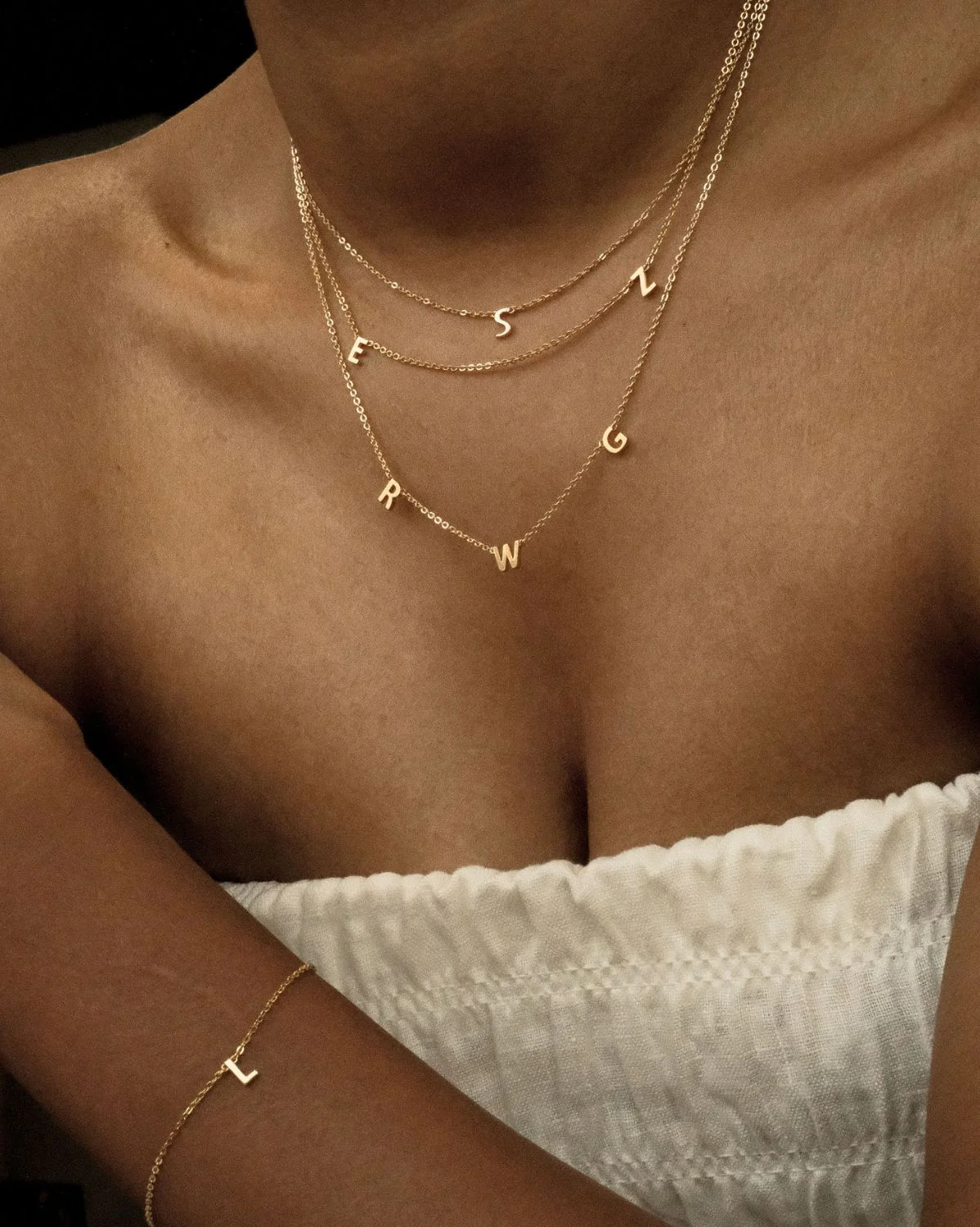 Custom Duo Initials Necklace - Image 9