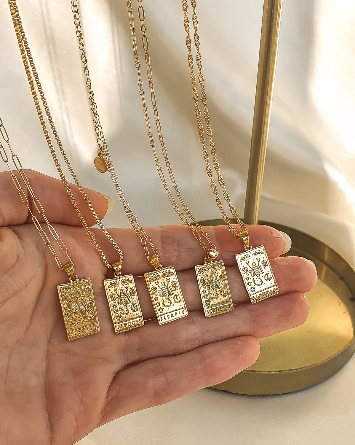 Scorpio Zodiac Necklace - Image 4